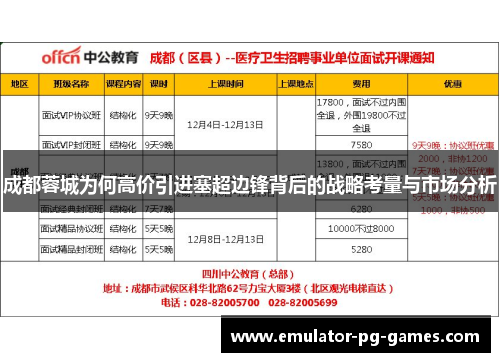 成都蓉城为何高价引进塞超边锋背后的战略考量与市场分析